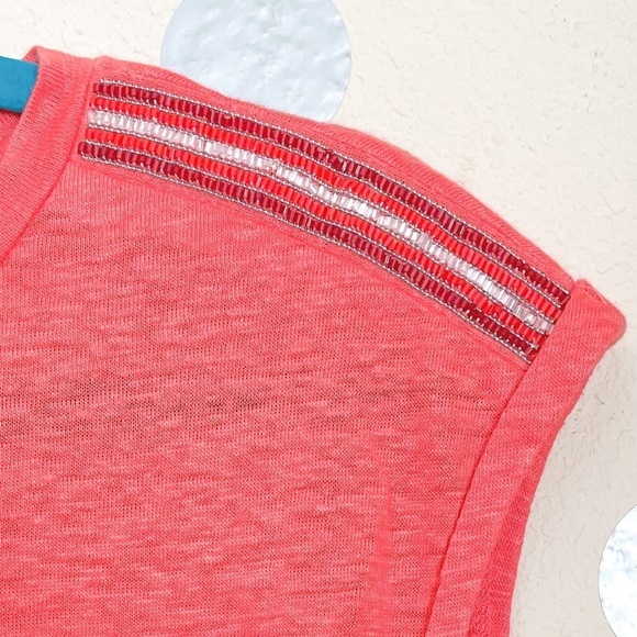 MLV Beaded Racer Stripe Sleeveless Top - Picture 6 of 6